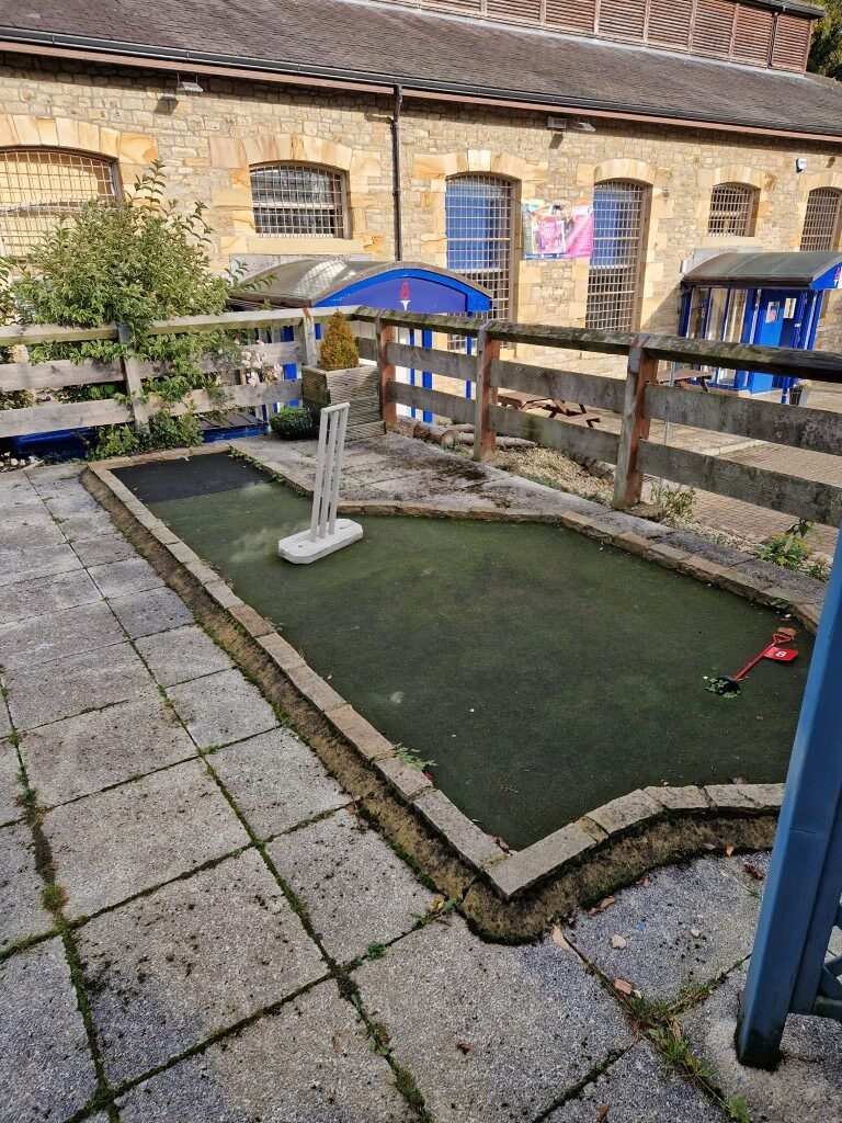 Richmond Swimming Pool Mini Golf Before